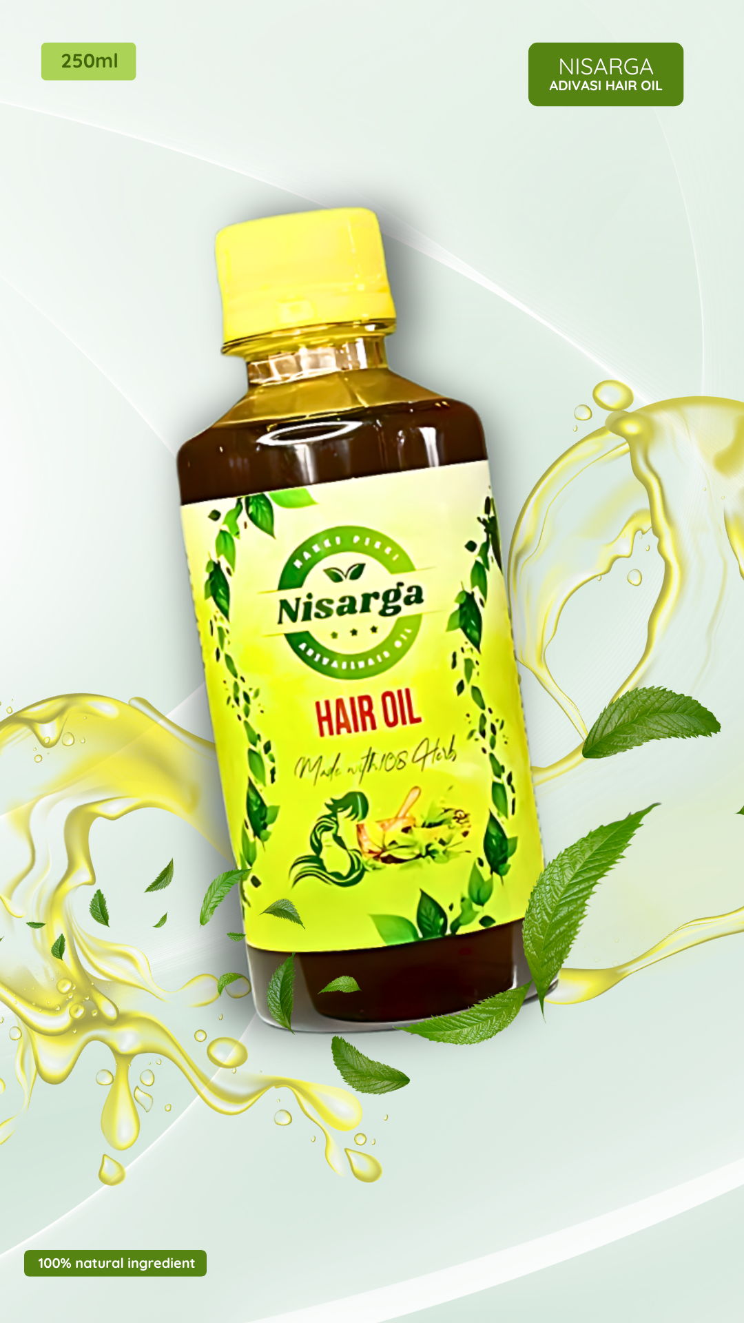 NISARGA ADIVASI HAIR OIL 250 ML